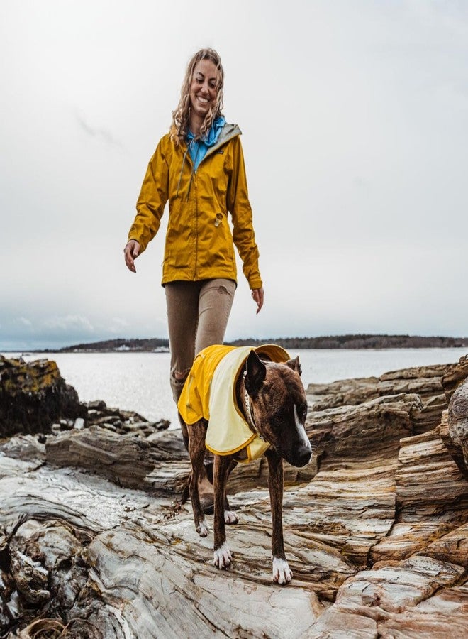Ruffwear, Sun Shower Dog Raincoat, All-Weather Jacket, Waterproof, Windproof & Lightweight, Mineral Yellow, Medium - Image 4